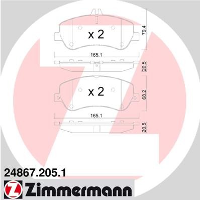 Слика на Плочки ZIMMERMANN 24867.205.1