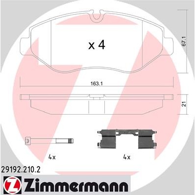 Слика на Плочки ZIMMERMANN 29192.210.2