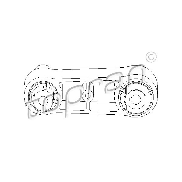 Слика на подвозје, помагачка рамка/носечка конструкција на мотор TOPRAN 700 522 за Renault Laguna (B56,556) 1.9 dCi (B56W) - 107 коњи дизел