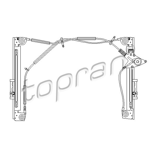 Слика на подигач на стакло TOPRAN 501 830 за Mini Convertible (R57) Cooper - 116 коњи бензин
