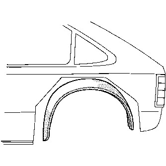 Слика на Подкрило VAN WEZEL 3024445 за Mercedes E-class (w124) 200 D (124.120) - 72 коњи дизел