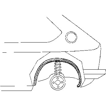 Слика на Подкрило VAN WEZEL 3742347 за Opel Astra G Saloon 1.8 16V - 125 коњи бензин