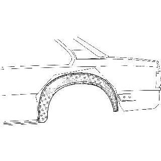 Слика на Подкрило VAN WEZEL 3763445 за Opel Vectra A 1.8 i - 90 коњи бензин