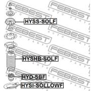 Слика 2 $на Подлошка за пружина FEBEST HYSI-SOLLOWF