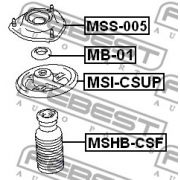 Слика 2 на подлошка за пружина FEBEST MSI-CSUP