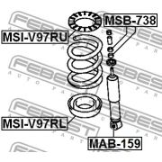 Слика 2 на подлошка за пружина FEBEST MSI-V97RU