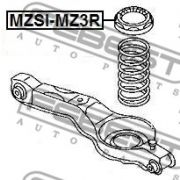 Слика 2 на подлошка за пружина FEBEST MZSI-MZ3R