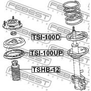 Слика 2 на подлошка за пружина FEBEST TSI-100D