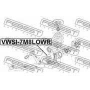 Слика 2 на подлошка за пружина FEBEST VWSI-7M8LOWR