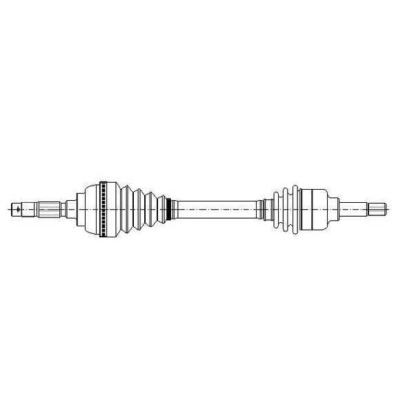 Слика на Полуосовина CIFAM 655-1077 за Alfa Romeo 166 Sedan 2.4 JTD - 185 коњи дизел