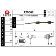 Слика 1 $на Полуосовина EAI T29068