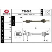 Слика 1 на Полуосовина EAI T29085