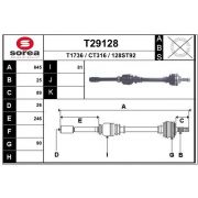 Слика 1 на Полуосовина EAI T29128