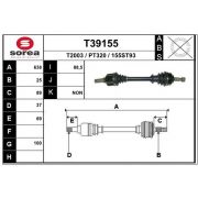 Слика 1 $на Полуосовина EAI T39155