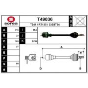 Слика 1 $на Полуосовина EAI T49036