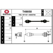 Слика 1 $на Полуосовина EAI T49050