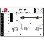 Слика 1 на Полуосовина EAI T49144