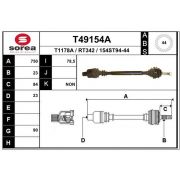 Слика 1 на Полуосовина EAI T49154A