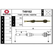 Слика 1 на Полуосовина EAI T49162