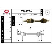 Слика 1 $на Полуосовина EAI T49177A