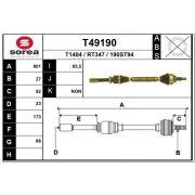 Слика 1 на Полуосовина EAI T49190