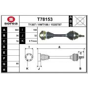 Слика 1 на Полуосовина EAI T78153