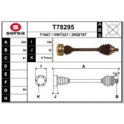 Слика 1 на Полуосовина EAI T78295