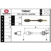 Слика 1 $на Полуосовина EAI T98041