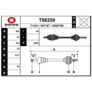 Слика 1 $на Полуосовина EAI T98259