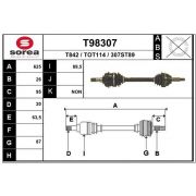 Слика 1 на Полуосовина EAI T98307