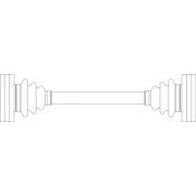 Слика 1 на Полуосовина GENERAL RICAMBI BW3002