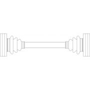 Слика 1 на Полуосовина GENERAL RICAMBI BW3007