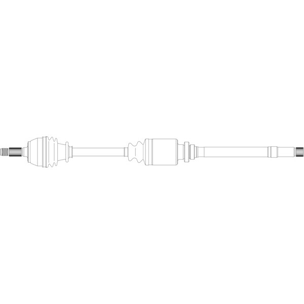 Слика на Полуосовина GENERAL RICAMBI PE3045 за Peugeot 205 (20A,C) 1.1 - 60 коњи бензин