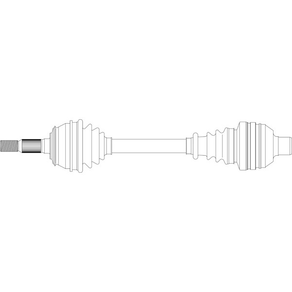 Слика на Полуосовина GENERAL RICAMBI SA3024