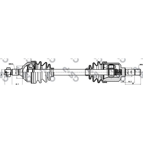 Слика на Полуосовина GSP 210165 за Citroen Xsara Break N2 1.8 i Aut. - 101 коњи бензин