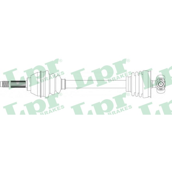 Слика на Полуосовина LPR DS20163 за Fiat Uno (146 A,E) 1983 45 i.e. 1.0 - 45 коњи бензин