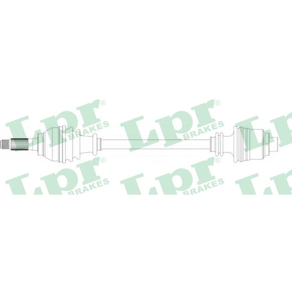 Слика на Полуосовина LPR DS39043 за Renault Master Platform (P) 2.4 D - 71 коњи дизел