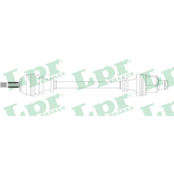 Слика на Полуосовина LPR DS39133 за Renault Clio 2 1.2 16V (BB05, BB0W, BB11, BB27, BB2T, BB2U, BB2V, CB05...) - 75 коњи бензин