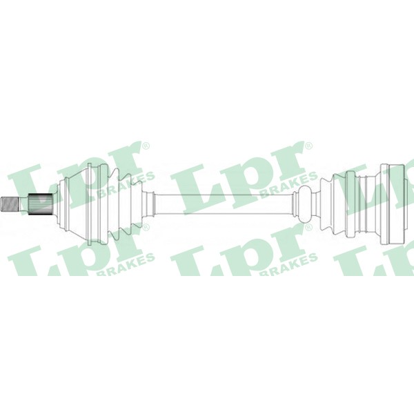 Слика на Полуосовина LPR DS51079 за VW Jetta 4 (1J2) 1.9 TDI - 150 коњи дизел