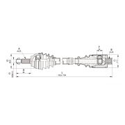 Слика 1 $на Полуосовина OPEN PARTS DRS6113.00