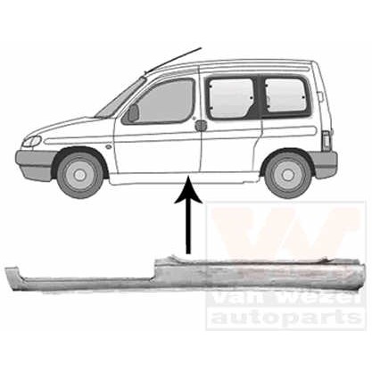 Слика на Праг VAN WEZEL 0903103 за Citroen Berlingo MF 1.8 i 4WD (MFLFX) - 90 коњи бензин