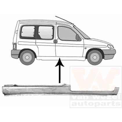 Слика на Праг VAN WEZEL 0903104 за Citroen Berlingo MF 1.8 i 4WD (MFLFX) - 90 коњи бензин