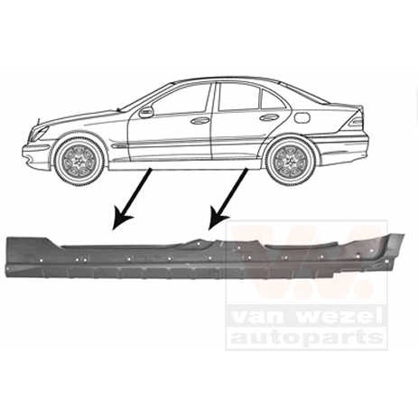 Слика на Праг VAN WEZEL 3032103 за Mercedes C-class Saloon (w203) C 280 4-matic (203.092) - 231 коњи бензин