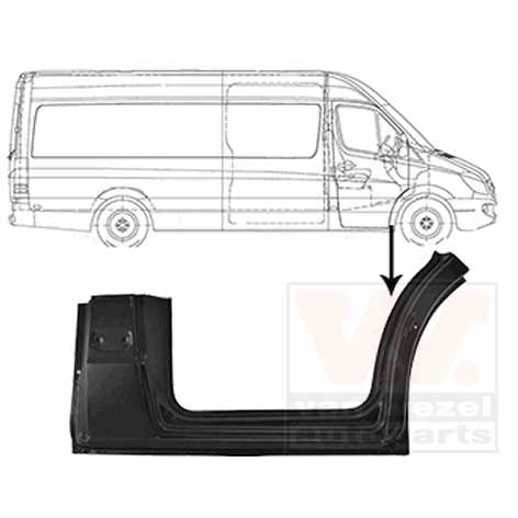 Слика на Праг VAN WEZEL 3077158 за Mercedes Sprinter 3.5-t Bus (906) 310 CDI (906.731, 906.733, 906.735) - 95 коњи дизел