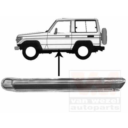 Слика на Праг VAN WEZEL 5379101 за Toyota Land Cruiser (J7) 3.4 D (BJ70_V, BJ73_) - 95 коњи дизел