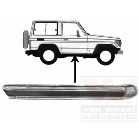 Слика на Праг VAN WEZEL 5379102 за Toyota Land Cruiser (J7) 2.4 TD (LJ70_, LJ73_) - 86 коњи дизел