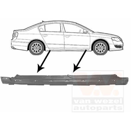 Слика на Праг VAN WEZEL 5839104 за VW Passat 6 Sedan (B6,3c2) 1.6 TDI - 105 коњи дизел