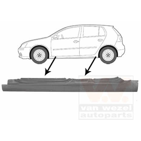 Слика на Праг VAN WEZEL 5894103 за VW Golf 5 Variant (1K5) 1.4 TSI - 160 коњи бензин