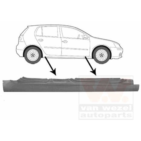 Слика на Праг VAN WEZEL 5894104 за VW Golf 5 (1K1) 1.4 16V - 75 коњи бензин