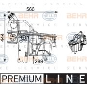 Слика 1 на Преливен сад за разладна течност HELLA BEHR  SERVICE  PREMIUM LINE 8MA 376 705-091